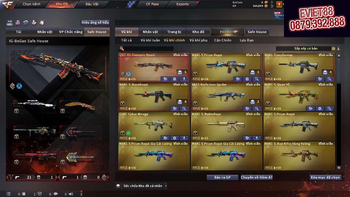 shop acc cf uy tin gia re